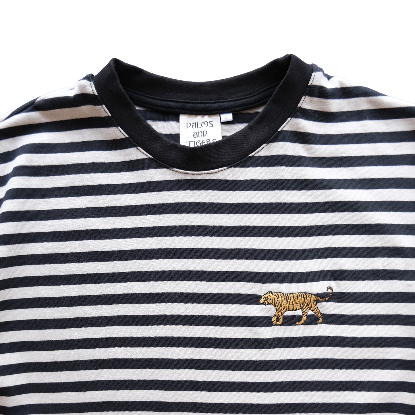 Stripes Tiger T | Stone and Black | Oversize