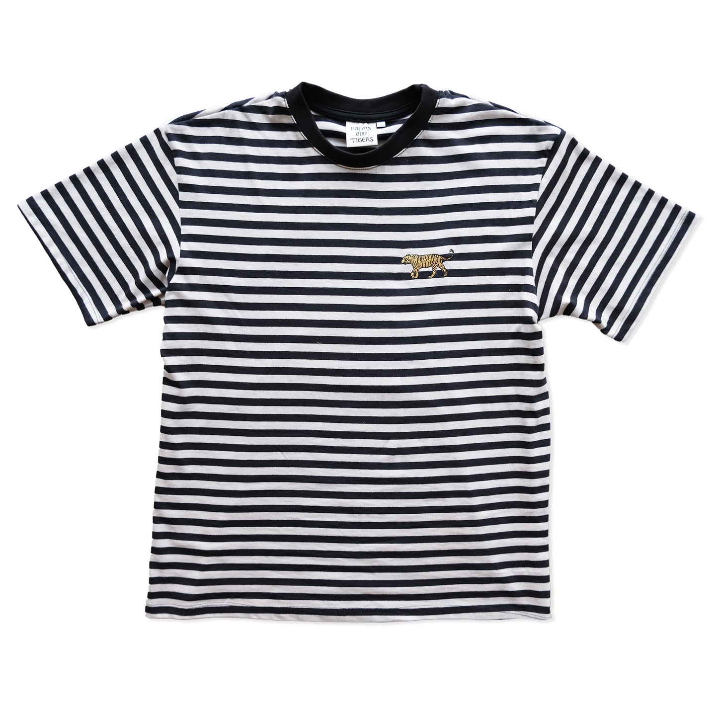 Stripes Tiger T | Stone and Black | Oversize