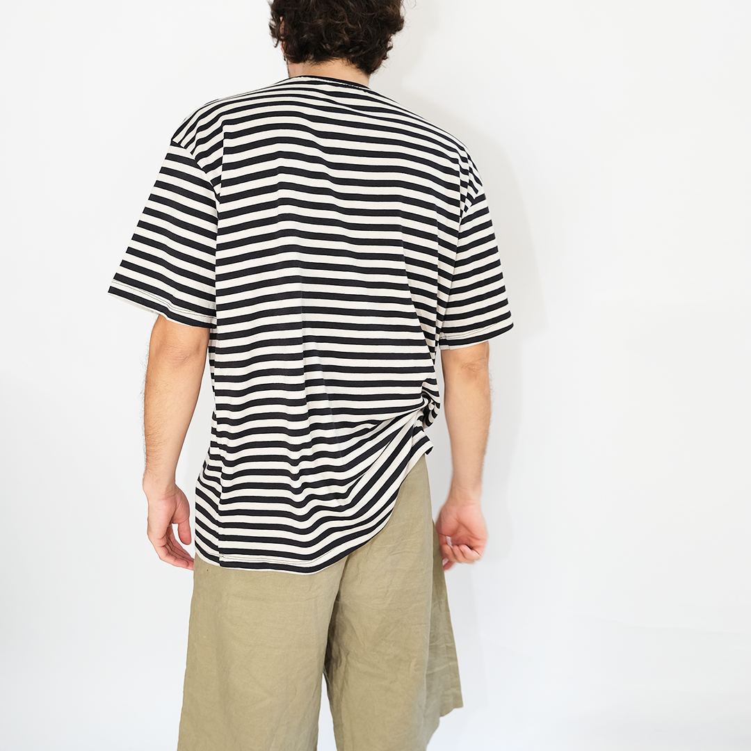 Stripes Tiger T | Stone and Black | Oversize