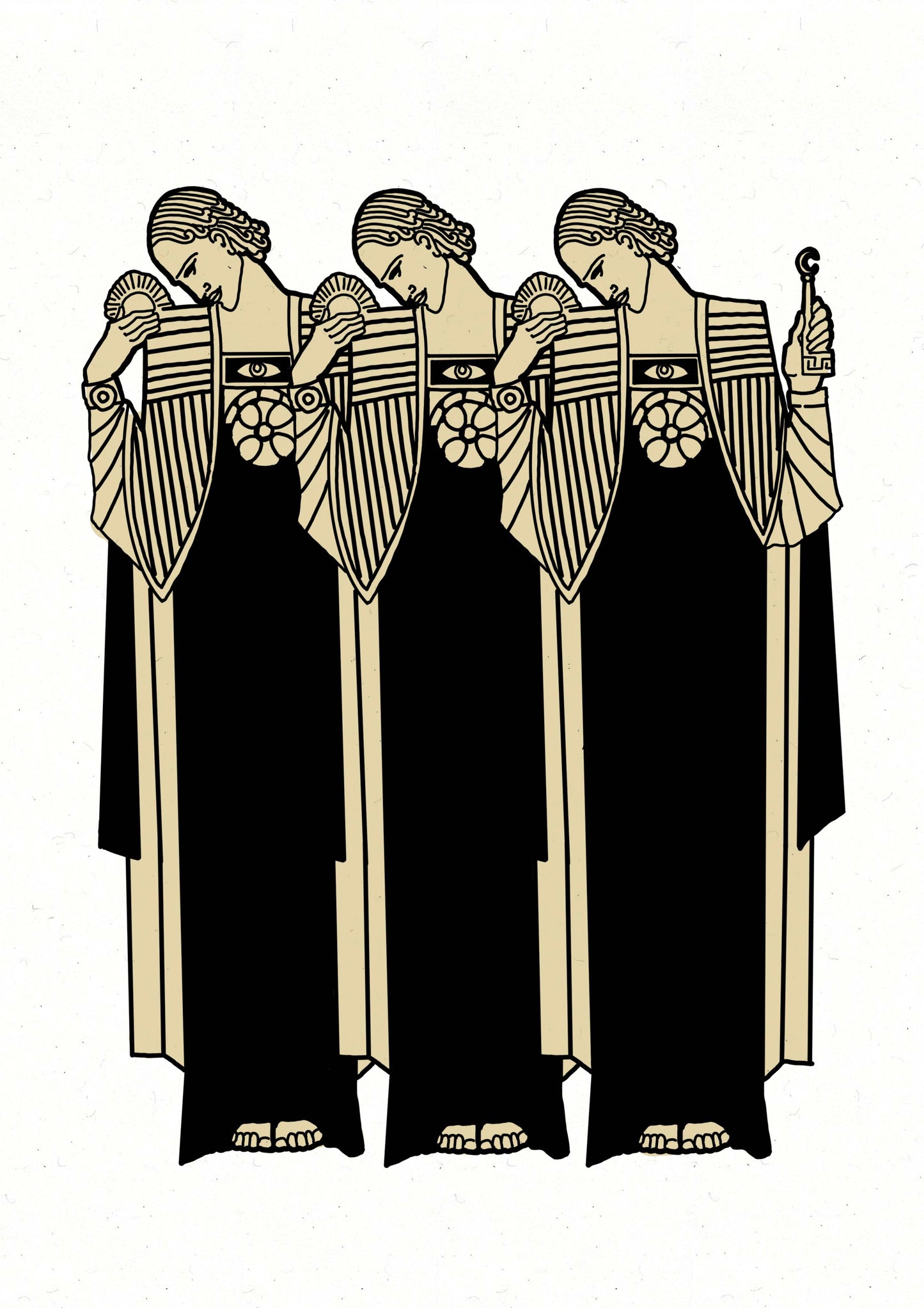 Three Hearts Print