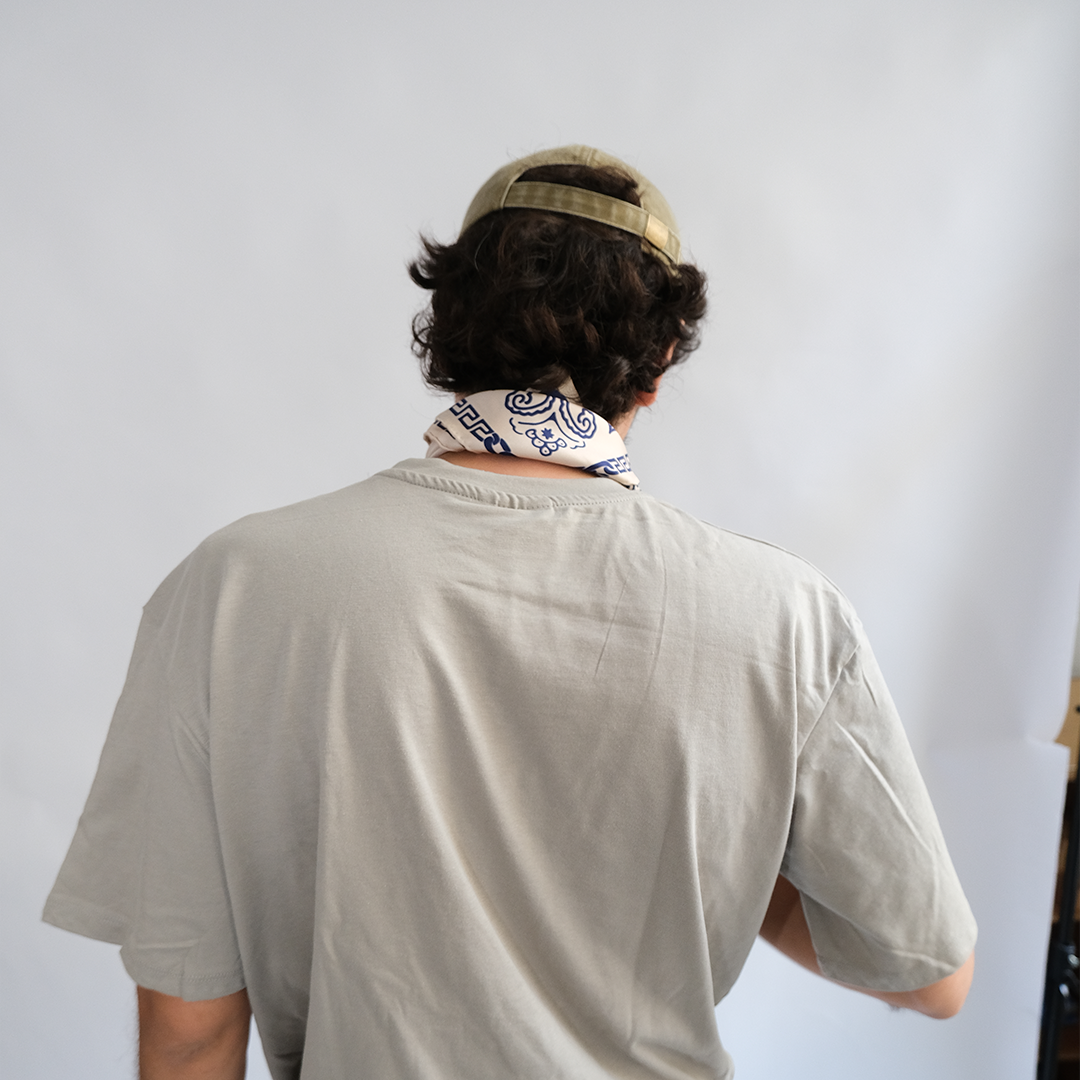 Washed Light Green Cap | Embroidered Paradise