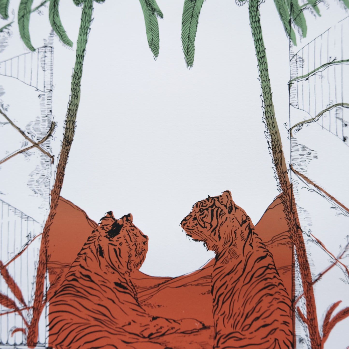 Tigers Temple Screen Print