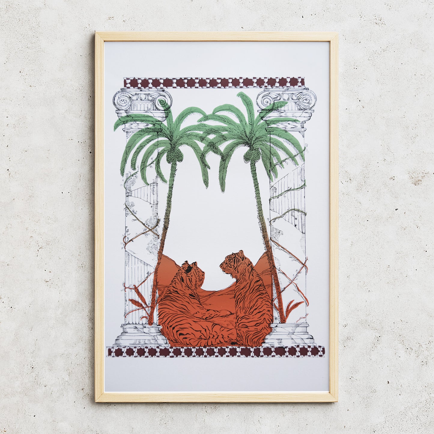 Tigers Temple Screen Print