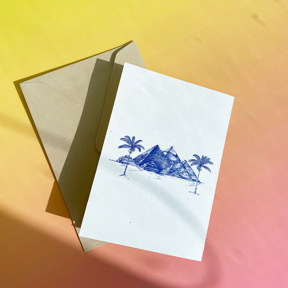 Greeting Card- Pyramids