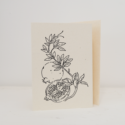Greeting Card- Pomagranade