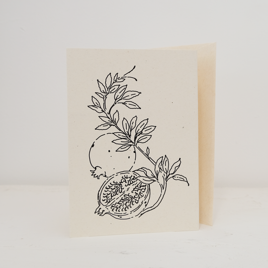 Greeting Card- Pomagranade