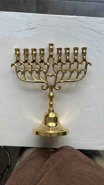 חנוכיה עיטורים | נחושת | גודל גדול