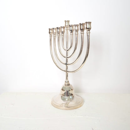 חנוכיה צינורות | ציפוי כסף
