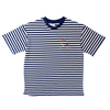 Stripes Blue Sailor T | Birds Embroidery |Oversize