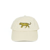 Beige Cap with Embroidered Tiger