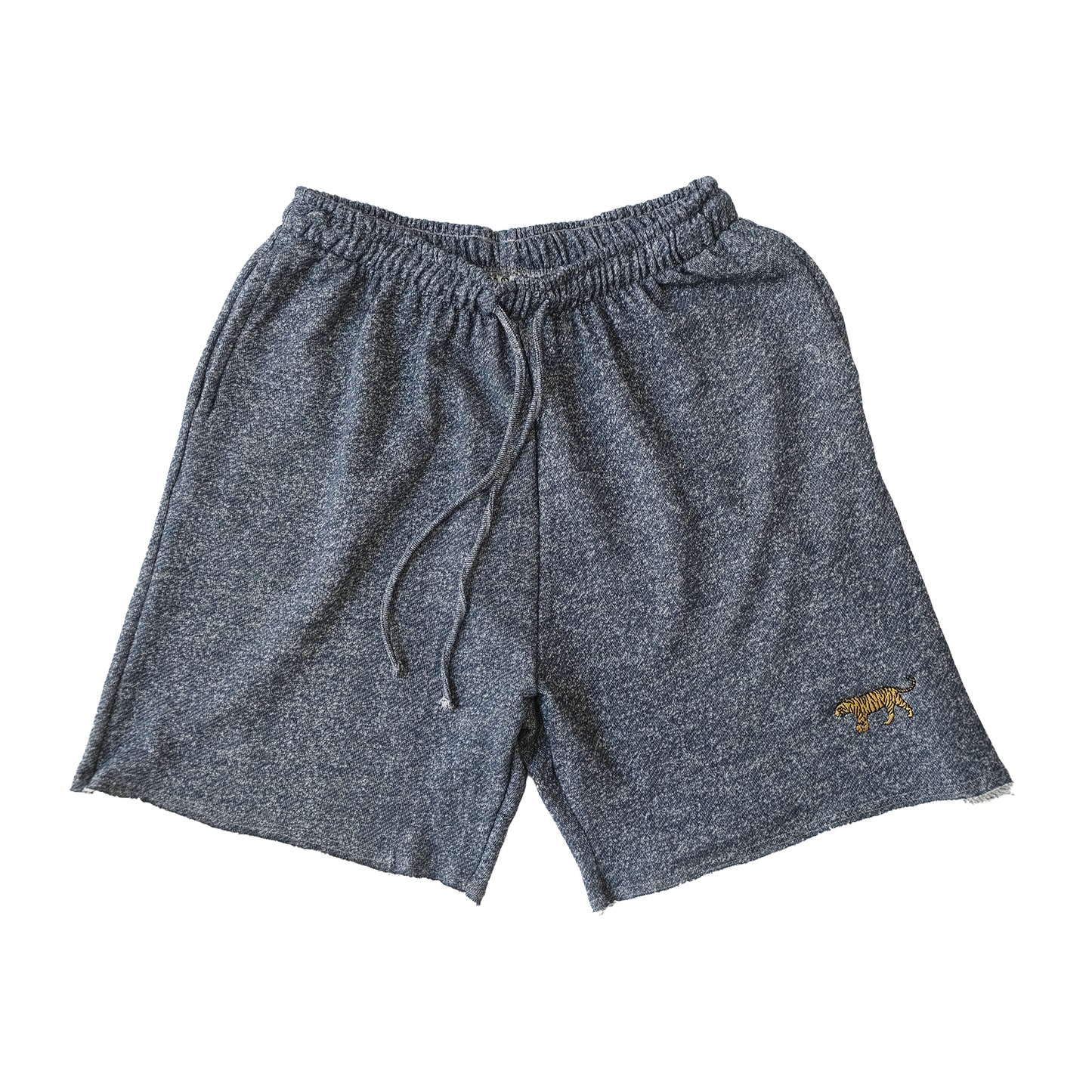 Logo Shorts- Blue Melange