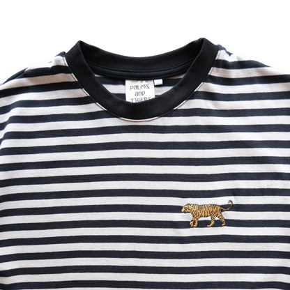 Stripes Tiger T | Stone and Black | Oversize