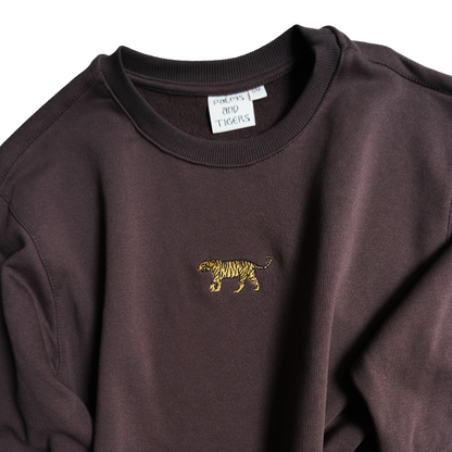 Tiger Sweater In Chocolate