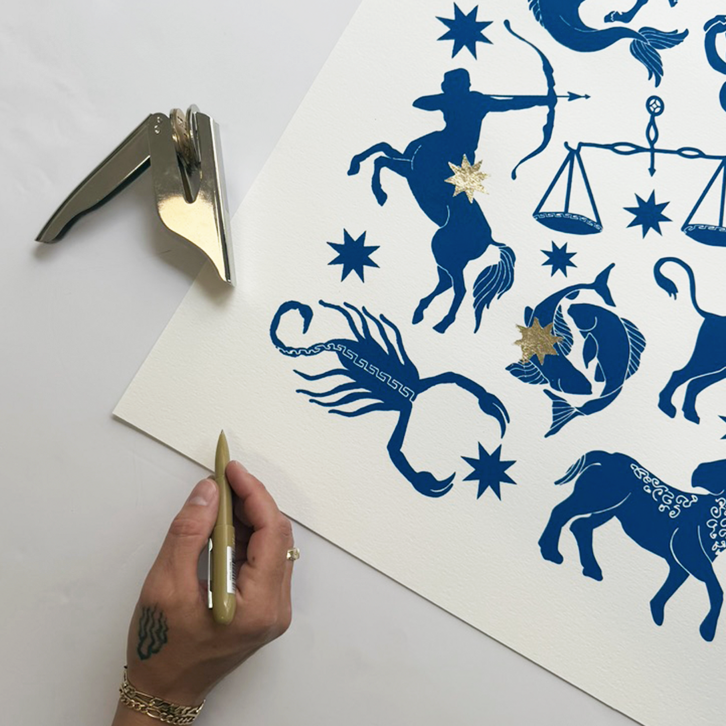 Zodiac Screen Print