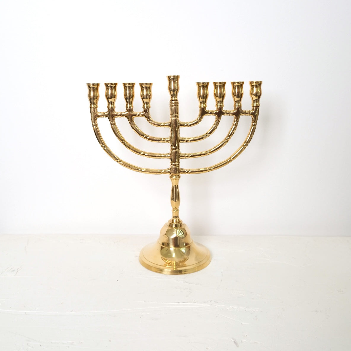 חנוכיה חרוזים | נחושת