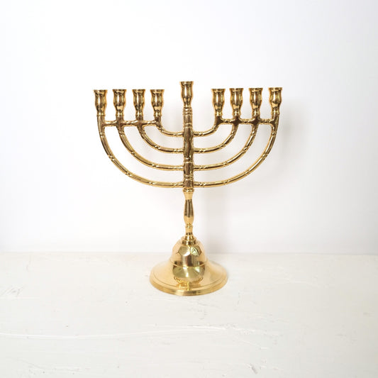 חנוכיה חרוזים | נחושת