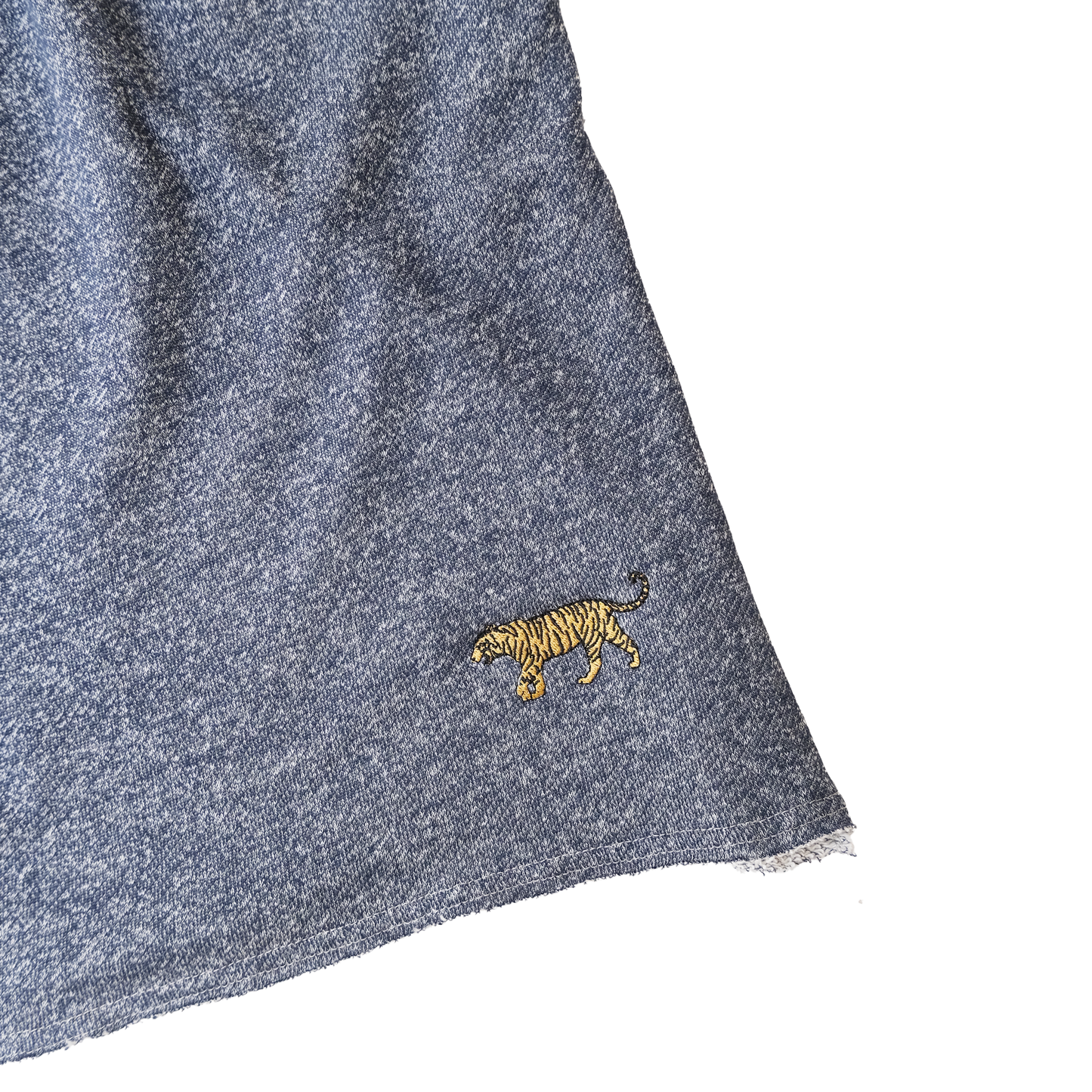 Logo Shorts- Blue Melange