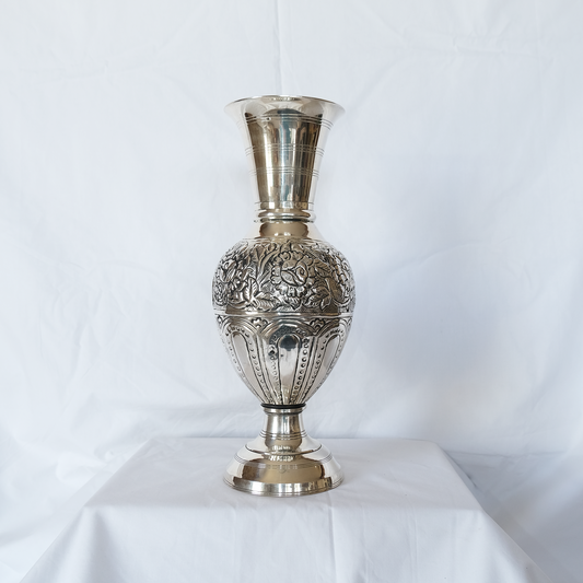 ואזה גדולה ורדים | נחושת מצופה כסף