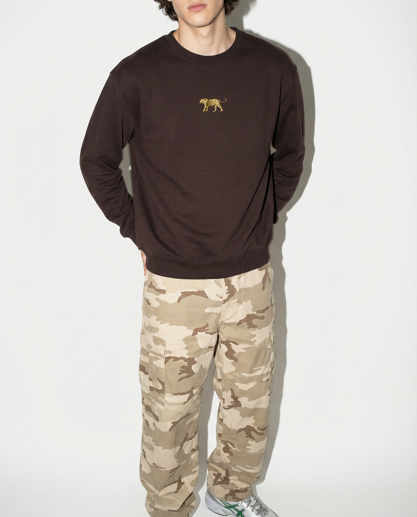 Tiger Sweater In Chocolate