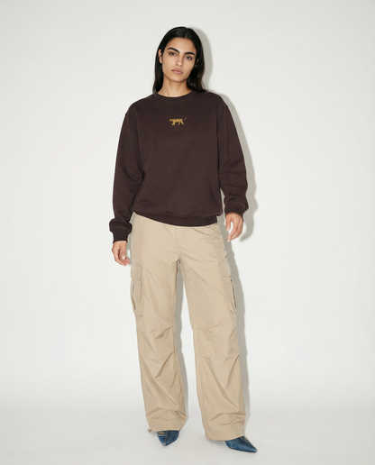 Tiger Sweater In Chocolate