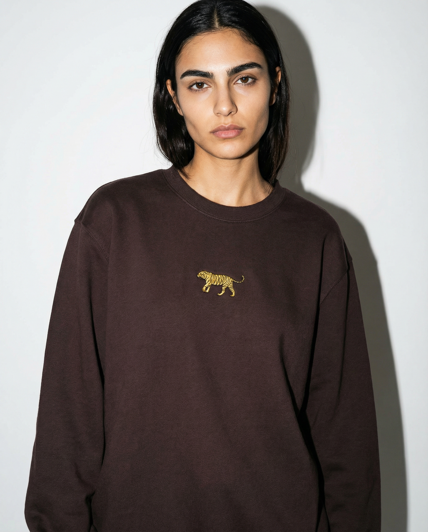 Tiger Sweater In Chocolate