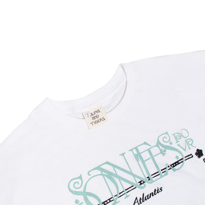 Atlantis white T shirt