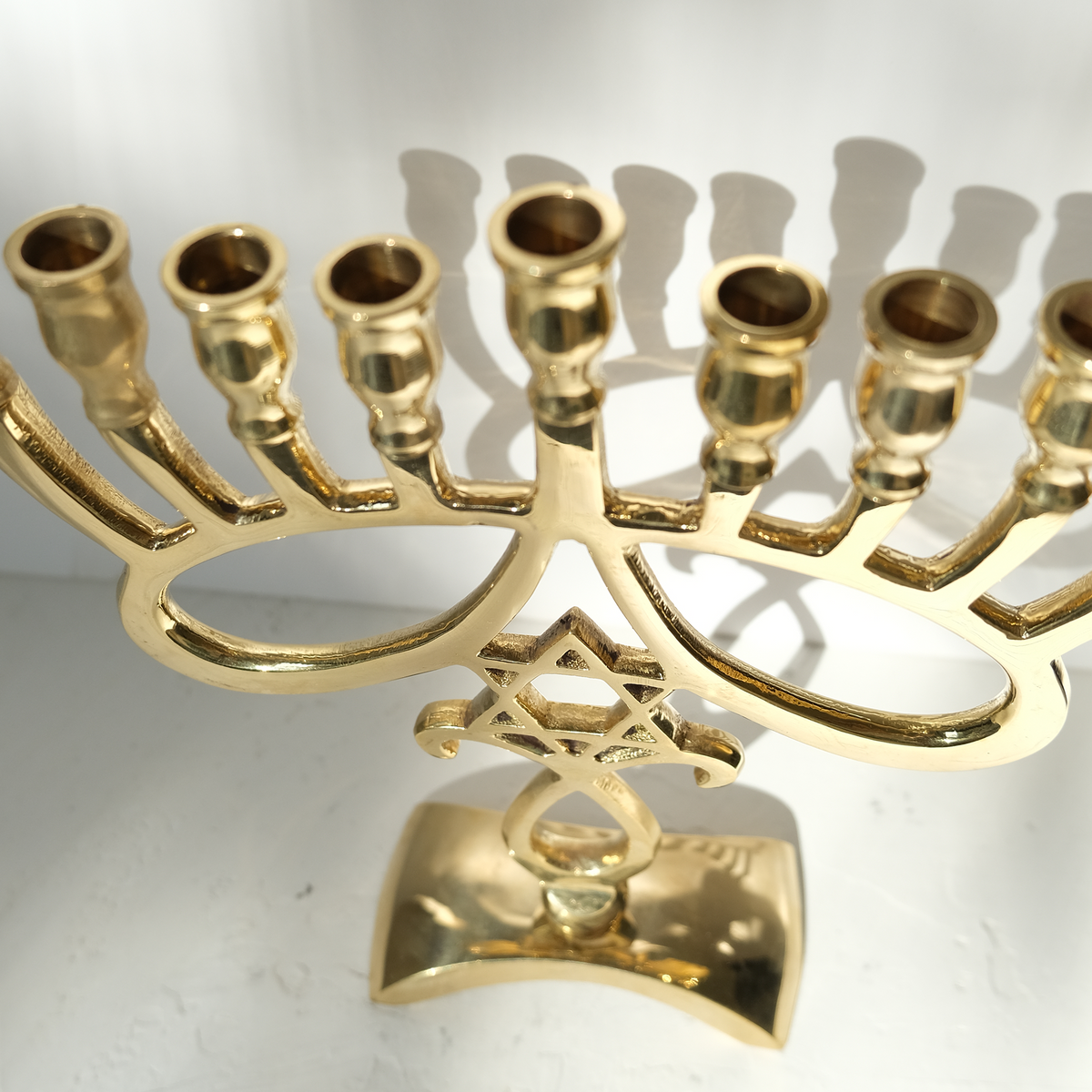 חנוכיה אליפסות | נחושת