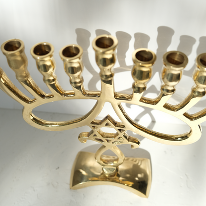חנוכיה אליפסות | נחושת