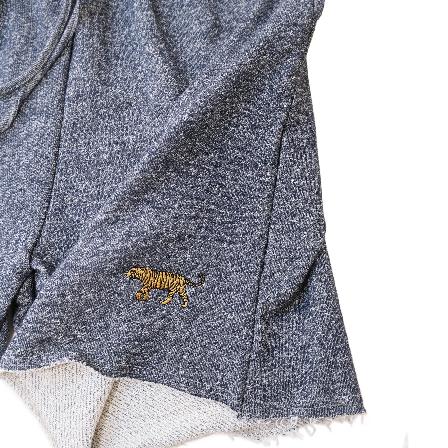 Logo Shorts- Blue Melange