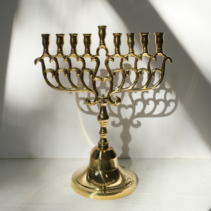 חנוכיה עיטורים | נחושת | גודל גדול