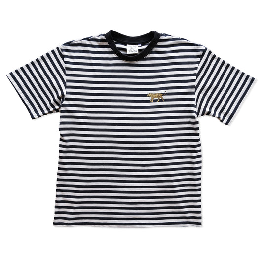 Stripes Tiger T | Stone and Black | Oversize