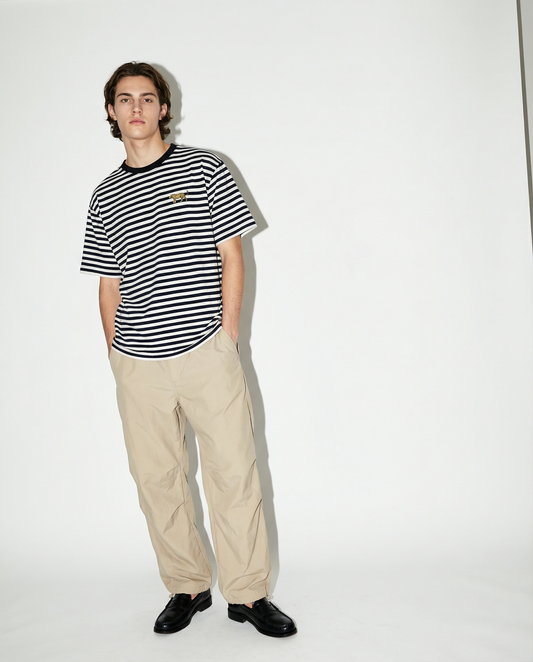 Stripes Tiger T | Stone and Black | Oversize