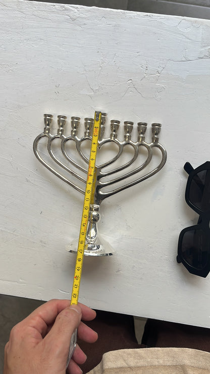 חנוכיה לב | נחושת | גודל קטן