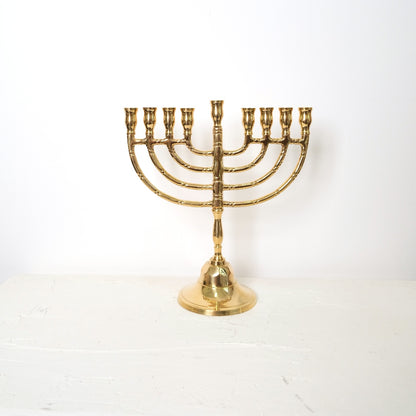 חנוכיה חרוזים | נחושת