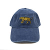 Washed- Blue Cap | Embroidered Tiger