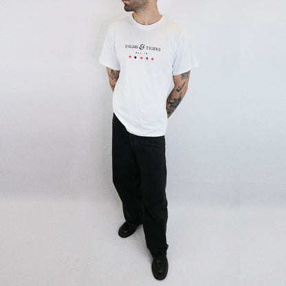 "All in" T shirt- white