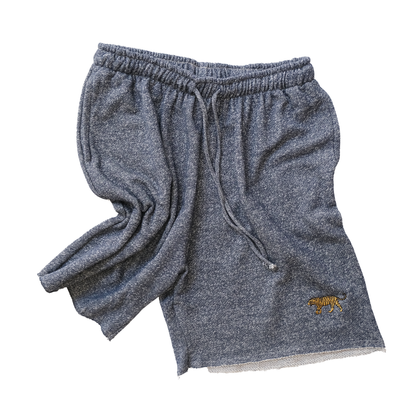 Logo Shorts- Blue Melange