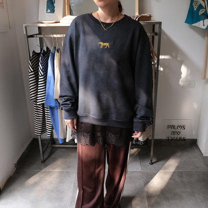 Tiger Sweater | Relaxed fit | Vintage Washed Navy