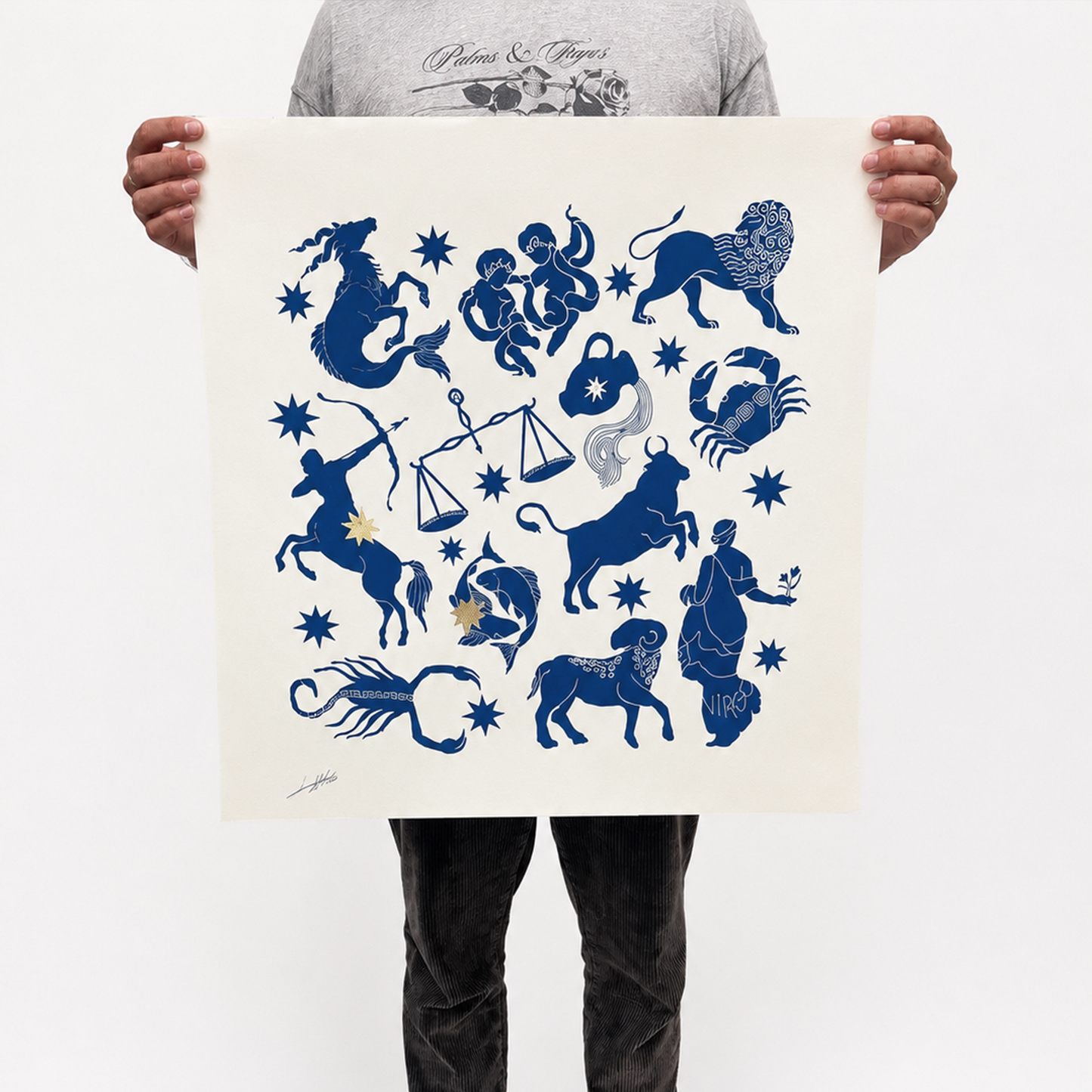 Zodiac Screen Print