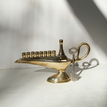 חנוכיה אלדין | נחושת | גודל קטן