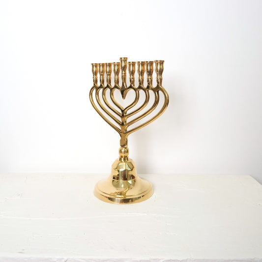 חנוכיה לב | נחושת