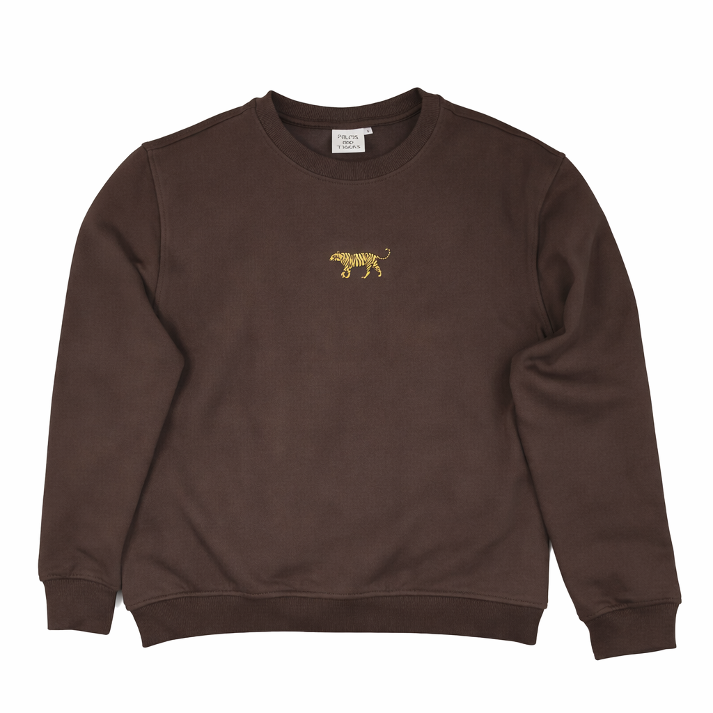 Tiger Sweater | Relaxed fit | Dark Chocolate