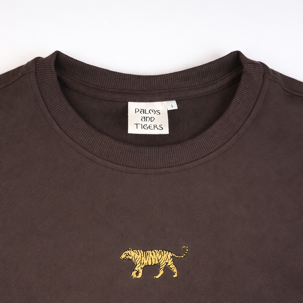 Tiger Sweater | Relaxed fit | Dark Chocolate