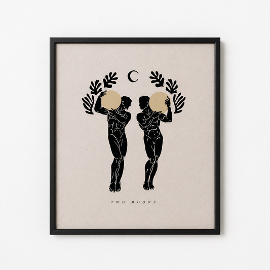 Two Moons Print