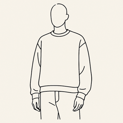 Tiger Sweater | Relaxed fit | Vintage Washed Navy