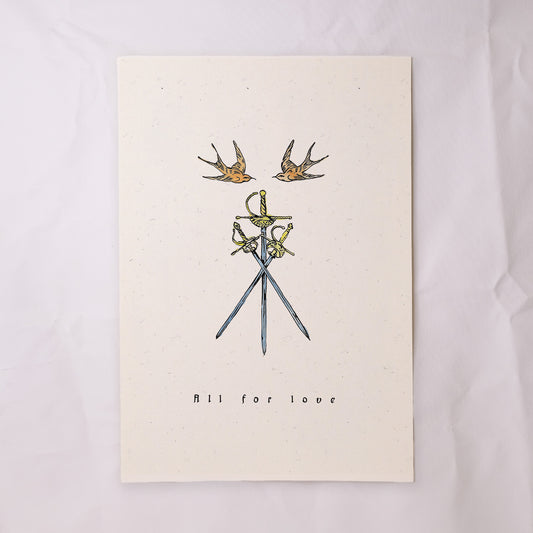 All For Love Print - Daggers