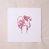 Lilies and Butterfly | Digital Print | 30*30 cm