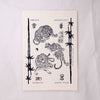 Good luck tigers | A3 Digital Print | Black