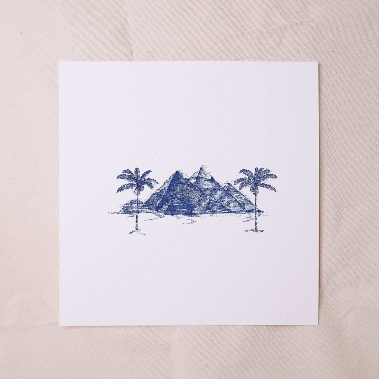 The Pyramids Print