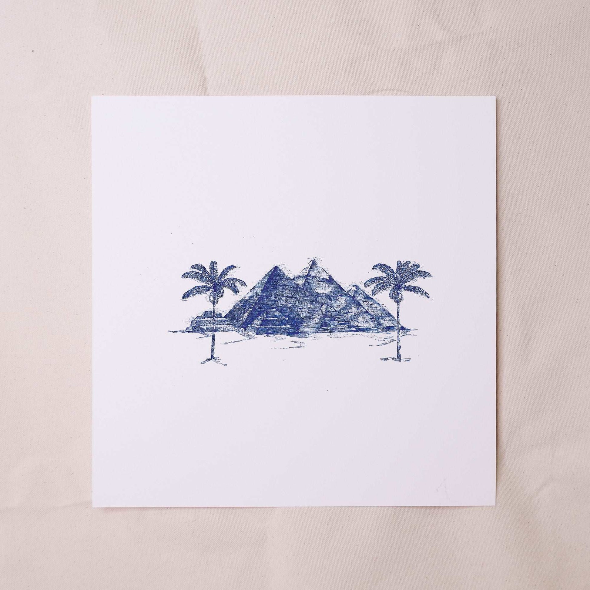 The Pyramids Print